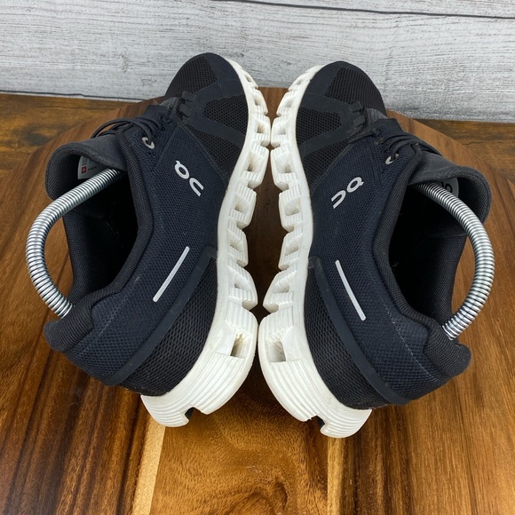 ON Running Cloud 5 Black White Lifestyle Shoe Men’s Sneaker Size 8 - Picture 9 of 12